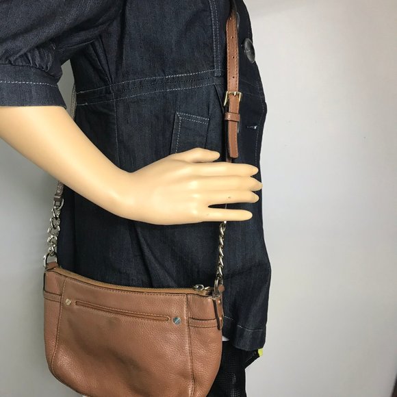 Michael Kors Brown Small Leather CrossBody Bag - Picture 3 of 5